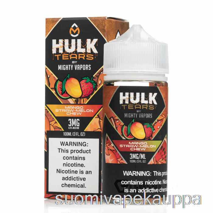 Vape Suomi Mango Straw Melon Chew - Hulk Kyyneleet - 100ml 0mg